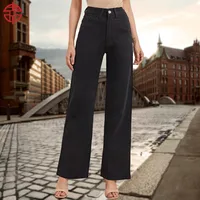 Women's Daily Street Basic Classic Style Solid Color Full Length Jeans sku image 4