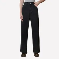 Women's Daily Street Casual Classic Style Solid Color Full Length Jeans sku image 1