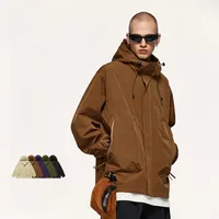 INF Men's | Mountain Three-dimensional Zipper Bag Windproof Hooded Rush Clothes  Autumn Outdoor Zipper Jacket Coat main image 1