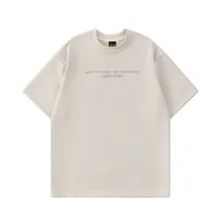 Jiayiku Men's Clothing Spring/Summer New American Street Retro Fashion Brand Deerskin Velvet Embroidered Printed Short-sleeved T-shirt main image 2