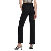 Women's Holiday Street Simple Style Classic Style Solid Color Full Length Jeans main image 1