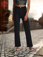 Women's Holiday Street Simple Style Classic Style Solid Color Full Length Jeans sku image 8