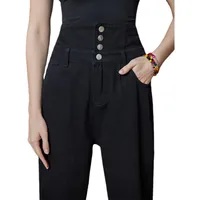 Women's Daily Street Streetwear Solid Color Full Length Jeans main image 2