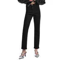 Women's Holiday Street Simple Style Classic Style Solid Color Full Length Jeans main image 4