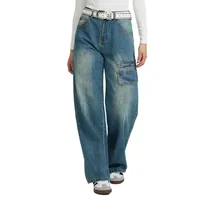Women's Daily Street Streetwear Solid Color Full Length Jeans main image 1