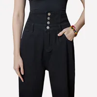Women's Daily Street Streetwear Solid Color Full Length Jeans sku image 3