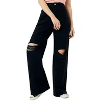 Women's Holiday Daily Classic Style Streetwear Solid Color Full Length Jeans sku image 1
