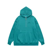 INF Men's Wear | Texture Knitted Embroidered Hooded Wear  Fall/Winter 380g Heavy Loose Tide Brand Jacket sku image 1