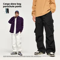 INF Men's Wear | Large Pocket Workwear Functional Wide Leg Pants  Fall/Winter Fashion Brand Loose Casual Pants main image 3