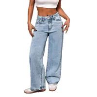 Women's Holiday Daily Classic Style Streetwear Solid Color Full Length Jeans main image 3