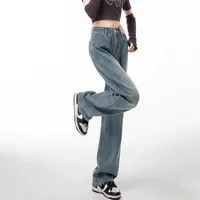 Women's Holiday Daily Simple Style Classic Style Solid Color Full Length Jeans main image 2