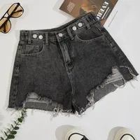 Women's Holiday Street Streetwear Solid Color Shorts Jeans main image 1