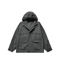 INF Men's Clothing | Outdoor Sports Windproof Turtleneck Functional Jacket  Spring New Zipper Jacket Jacket sku image 2