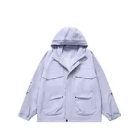 INF Men's Clothing | Outdoor Sports Windproof Turtleneck Functional Jacket  Spring New Zipper Jacket Jacket sku image 10