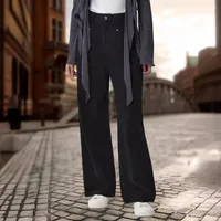 Women's Holiday Street Classic Style Streetwear Solid Color Full Length Jeans main image 1