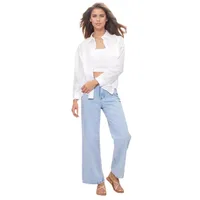 Women's Holiday Daily Streetwear Solid Color Full Length Jeans main image 2