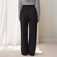 Women's Daily Street Casual Streetwear Solid Color Full Length Jeans main image 1