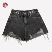 Women's Holiday Street Streetwear Solid Color Shorts Jeans main image 4