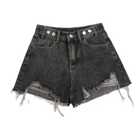Women's Holiday Street Streetwear Solid Color Shorts Jeans main image 5