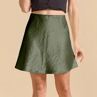 Women's Skirt Casual Simple Style Solid Color Above Knee Casual Holiday Daily main image 1