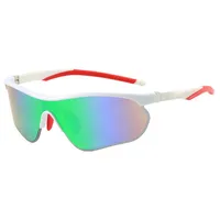 Basic Simple Style Solid Color PC UV400 Protection Special-Shaped Mirror Half Frame Glasses sku image 4