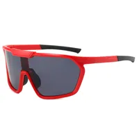 Simple Style Cool Style Solid Color PC UV400 Protection Square Full Frame Glasses main image 3