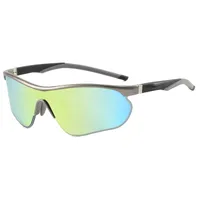 Basic Simple Style Solid Color PC UV400 Protection Special-Shaped Mirror Half Frame Glasses main image 2