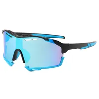 Classic Style Sport Style Solid Color PC Biker Full Frame Glasses sku image 5