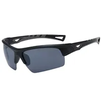 Simple Style Sport Style Solid Color PC UV400 Protection Square Half Frame Glasses main image 3