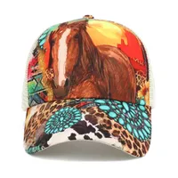 Unisex Streetwear Horse Curved Eaves Baseball Cap main image 2
