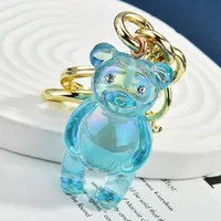 1 Piece IG Style Cute Bear Alloy Plating Bag Pendant Keychain main image 2