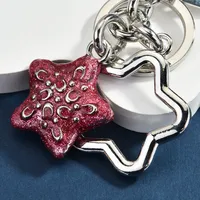 1 Piece Cute Classic Style Pentagram Alloy Plating Bag Pendant Keychain main image 2