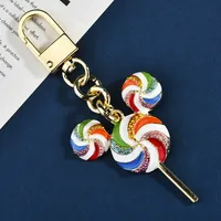 1 Piece Cute Lollipop Alloy Plating Bag Pendant Keychain main image 1