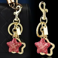 1 Piece Cute Classic Style Pentagram Alloy Plating Bag Pendant Keychain main image 4