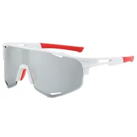 Elegant Simple Style Sport Style Geometric PC Biker Half Frame Glasses main image 4