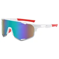 Elegant Simple Style Sport Style Geometric PC Biker Half Frame Glasses main image 2