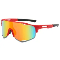 Elegant Simple Style Sport Style Geometric PC Biker Half Frame Glasses sku image 3