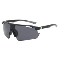 Elegant Lady Simple Style Solid Color PC Square Half Frame Glasses main image 1