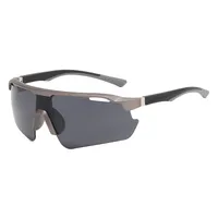 Elegant Lady Simple Style Solid Color PC Square Half Frame Glasses sku image 4