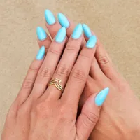 Wholesale Jewelry Marine Style Simple Style Ocean Sea Wave 304 Stainless Steel 18K Gold Plated Open Rings main image 3