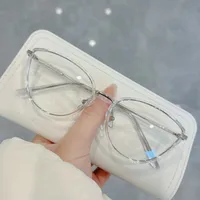 Classic Style Geometric Acrylic Butterfly Frame Full Rim Frame Glasses sku image 2
