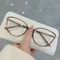 Classic Style Geometric Acrylic Butterfly Frame Full Rim Frame Glasses sku image 3