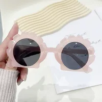 Cute Sweet Solid Color PC Special-Shaped Mirror Full Frame Glasses main image 3