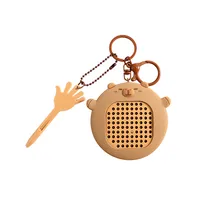 1 Piece Cute Cartoon PVC Alloy Plastic Bag Pendant Keychain main image 3