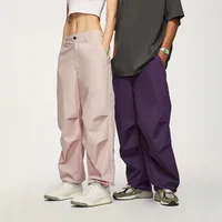 INF Men's Wear | U Family's Same Wide Leg Paratrooper Pants  Spring And Summer Fashion Brand Personality Two-Wear Loose Overalls main image 1