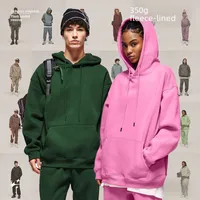 INF Men's Wear | American Casual Suit  Fall/Winter New Fleece-lined Thickened Hooded 10 Color Fleece Wear Pants main image 1