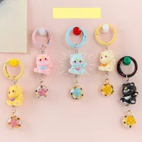 Keychain Blind Bag Cute Student Award Small Gift Doll Pendant Surprise Gift School Bag Hanging Key Chain sku image 14
