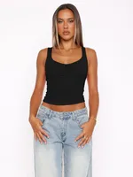 Europe And The United States  Street Small Vest Solid Color New Top Hot Girls Sleeveless Slim Summer Y2K Small V Collar sku image 5