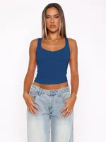 Europe And The United States  Street Small Vest Solid Color New Top Hot Girls Sleeveless Slim Summer Y2K Small V Collar sku image 21