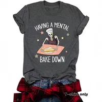 Women's T-shirt Short Sleeve T-Shirts Streetwear Skull main image 1